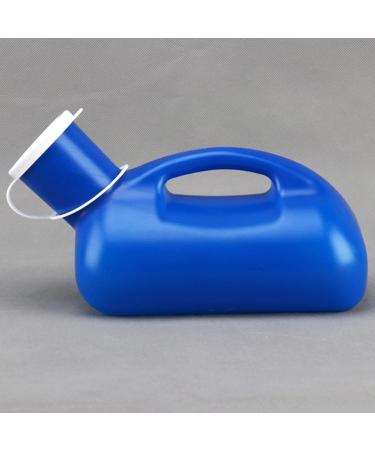 Urinals for Men - Thick Urine Bottles for Men with Spill/Leak Proof Screw-On Lids - 1200ml Portable Urinal for Men - Bed Pan - Pee Bottles for Men Happy - Buy Online on GoSupps.com