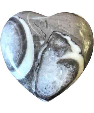 Steinfixx Large Gem Heart | Healing Crystal | Chakra & Massage Stone | Perfect Gift | Shell Jaspis - Buy Online on GoSupps.com