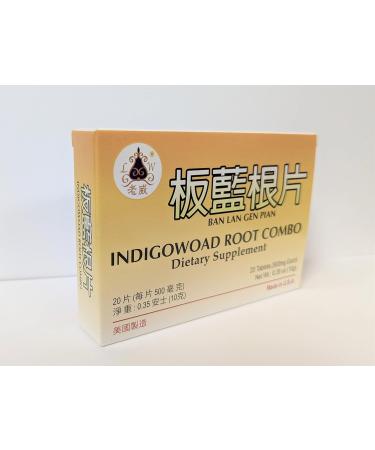 Ban LAN Gen Pian Herbal Supplement | Boosts Immune Functions | Relieves Sore Throat, Fever, Headache & Cough | 20 Tablets | Made in USA - Buy Online on GoSupps.com