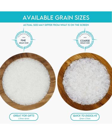 Dead Sea Salt Fine Grain Bath Soak and Body Scrub - 100% Pure, Mineral-Rich Relief for Sore Muscles and Skin Conditions - Buy Online on GoSupps.com