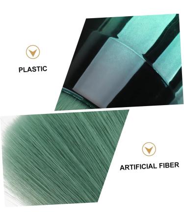 Beavorty 1Pc makeup brush travel blush brush travel powder brush makeup blush brush kabuki liquid blush bronzer brush green powder single contouring brush artificial fiber 8.5x6.5cm Green - Buy Online on GoSupps.com