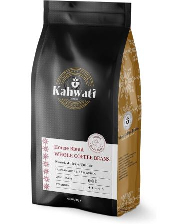 Kahwati | House Blend | Speciality Whole Coffee Beans | Freshly Roasted In London |100% Ethically Sourced | Sweet Juicy & Unique Coffee Beans for Espresso- 1Kg | House Blend 1 kg (Pack of 1) - Buy Online on GoSupps.com