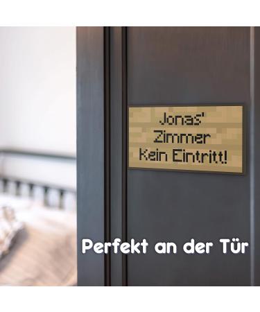 Elbe Effect Personalized Wooden Shield for Boys | Unique Pixel Art Decor | custom Gifts for Children's Room - Buy Online on GoSupps.com