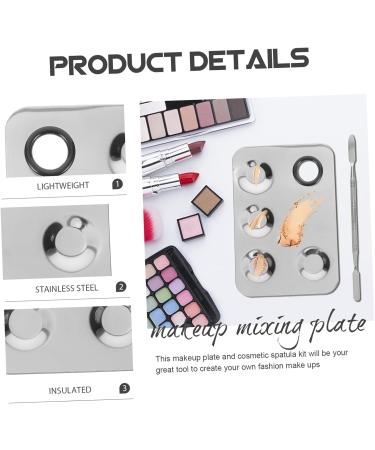 BESTYASH 1 Ensemble Palette de M lange Acier Inoxydable Spatule Kit Outil Cosm tique pour Fond Nail Art - Buy Online on GoSupps.com