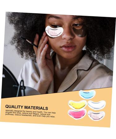 Patchs Oculaires Gel U 5 Pi ces 6.5 Cm Compresses Chaud/froid Soins Oculaires Rechargeables pour Fatigue Yeux Poches sous Yeux et Relaxation Visage Rouge Jaune Bleu Blanc Rose - Buy Online on GoSupps.com