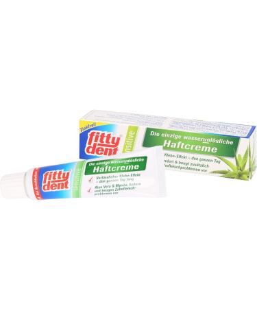 Fittydent Sens Aloe Vera Adhesive 40g - Strong Long-lasting Hold for Dentures | International Shipping Available - Buy Online on GoSupps.com