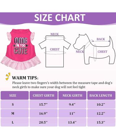 Pet Princess Dress Shirt - 4-Piece Cute Dog Sundress Set for Small Dogs & Cats - Summer Apparel with Ruffles - Puppy Skirt Shirt - Buy Online on GoSupps.com