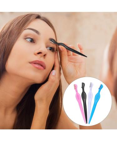 Fomiyes 48 STK Eyebrow Razor Kit - Mini Trimmer for Eyebrow & Face Hair Removal Travel-Friendly ABS Tools 12.5x2x0.2cm - Buy Online on GoSupps.com
