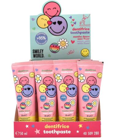 Smiley Toothpaste for Kids 50ml - Cute Mint Flavored White Teeth Care - Shop Now! - Buy Online on GoSupps.com