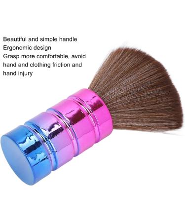 Neck Duster Brush Soft Nylon Bristles Electroplate Ergonomic Barber Hair Cutting Neck Hair Brush Stand Up Base Comfortable Suitable for Barber Shop or Home Use - Buy Online on GoSupps.com