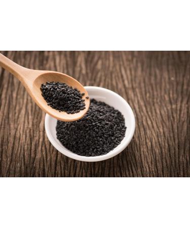 Tasty Pott Organic Black Sesame Seeds Unpeeled I Sesame Seeds I Sesame Seeds I Whole Grains I Vegan Food I Asian Food I Raw Food Quality I In a Bag - Buy Online on GoSupps.com