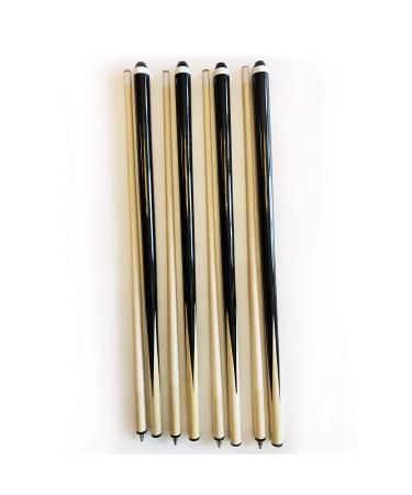 Phantasilet 2-Piece 58" Wooden Cue Sticks Pool Sticks, Pack of 2 / Pack of 4