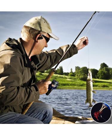 CJZZ Blue Micro Bait Rings & Clips | Fishing Rod Pellet Bait Bands Kit for Quick Bait Fixation - International Shipping Available - Buy Online on GoSupps.com