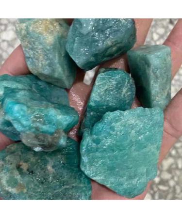 Natural Crystal Rough 50g Natural Clear Quartz Crystal Rock Chips Specimen Collection Natural Mixing Fish Tank (Color : Amazonite Size : 2-4 cm)