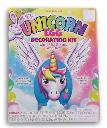 Easter Unlimited Unicorn Easter Egg Decorating Kit