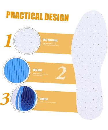 FRCOLOR Sweat-Absorbing Insoles - 2 Pairs of Thin Comfortable Shoe Inserts for Sports & Foot Care | Universal Fit for Women | Perfect for Basketball & Athletic Shoes - Buy Online on GoSupps.com