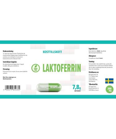 Hepatica Lactoferrin 30 vegan capsules tested by a third-party lab gluten free and GMO free - Buy Online on GoSupps.com