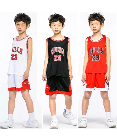 Shop Little Boys 2 Piece Sleeveless Basketball Jersey & Pants Set - 11 Years - Black - International Shipping Available - Buy Online on GoSupps.com