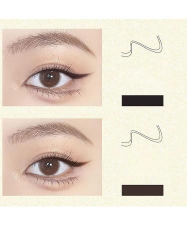 Double Tip Lower Eyelash Pencil Two-Claw Liquid Eyeliner Pencil Waterproof Liquid Eyeliner Double Tip Eyelash Pencil Eyelash Pencil Long Lasting Super Slim Eye Liner Black - Buy Online on GoSupps.com