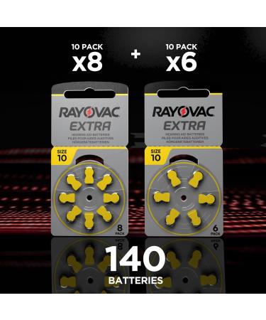 Udivita 140 Rayovac Hearing Aid Batteries - 10 Blister Packs of 6 & 10 - Premium Sound Fusion Technology | International Shipping - Buy Online on GoSupps.com