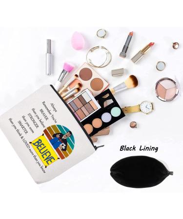 LEVLO Believe Ted Fans Zipper Cosmetic Bag - Stylish Makeup Bag for Women & Girls - Perfect for Travel & Organization - Buy Online on GoSupps.com