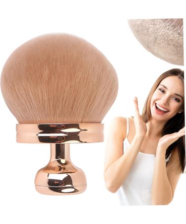 Self Tanner Brush Oval Self Tanning Brush 2.8" Dia. Large Body Brush Makeup Soft Reusable Sunscreen Applicator for Makeup Legs Arms Face Body Rose Gold Rose Red - Buy Online on GoSupps.com
