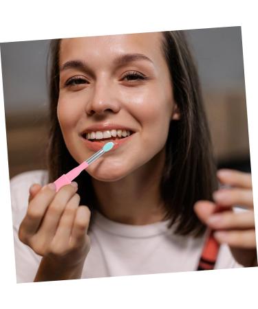 FRCOLOR Lip Brush Eyeshadow Brush Makeup Lip Brush Made of Silicone Lip Gloss Balm Applicator Lip Spoon Lipstick Brush with Cap Lip Forming Silica Gel Applicator Brush - Buy Online on GoSupps.com