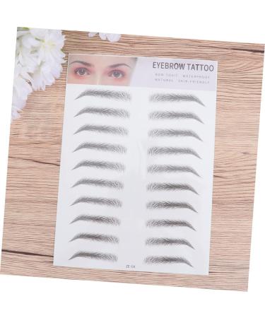 FRCOLOR 2pcs 3d Eyebrow Stickers 3d Stickers Waterproof Suit Stick on Brows Transfer Stickers 4d Bionic - Buy Online on GoSupps.com
