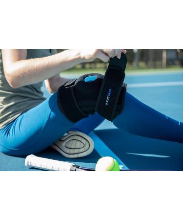 RiptGear Open Patella Knee Brace - Adjustable Side Straps - Reduce Pressure - Medium Left - Buy Online on GoSupps.com