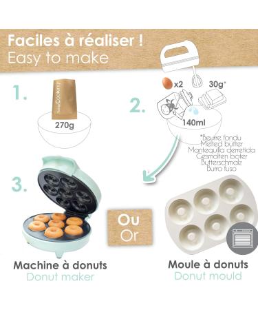 ScrapCooking - Pr paration Donuts 270 g - Pour Moules & Machines Donuts - Mix pour Doughnuts - Cuisine P tisserie - Fabriqu en France - 8536 Donuts 270 g (Lot de 1) - Buy Online on GoSupps.com