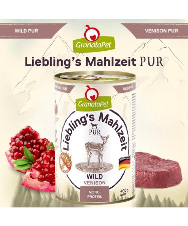 Granapet Darling's Meal Wild - Grain-Free Wet Dog Food with High Meat Content | 6 x 400g Pack - Buy Online on GoSupps.com