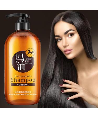 Caring horse oil shampoo 300 ml thick smooth scented damageprotecting moisturizing antifrizz shampoo for thinning hair and Anulely - Buy Online on GoSupps.com