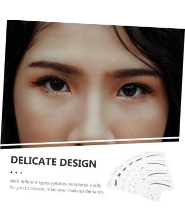 Mipcase 6 Pcs Ladies Suits Makeup Tools Eyebrow Sticker for Makeup Eyebrow Stickers Template Miss Disposable - Buy Online on GoSupps.com