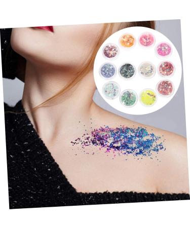  TOVINANNA Luminous Glitter Gel Colors for Party Makeup Body & Eye Makeup Shiny Cosmetic Boxes for Halloween and Carnival - Buy Online on GoSupps.com