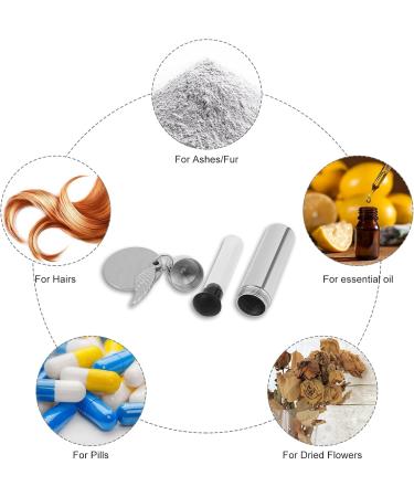 Nibana Personalized Urn Keychain for Ashes Cylinder Cremation Jewelry Memorial Pendant with Angel Wing Charm for Man Women Pet - Buy Online on GoSupps.com