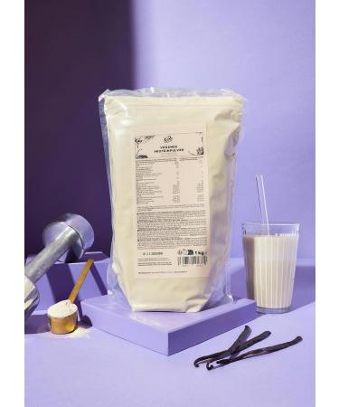 KoRo Vegan Protein Powder Vanilla 1 kg - Plant-Based Rice Pea & Soy Protein - Creamy-Sweet Taste - High Protein Boost for Your Health - Buy Online on GoSupps.com
