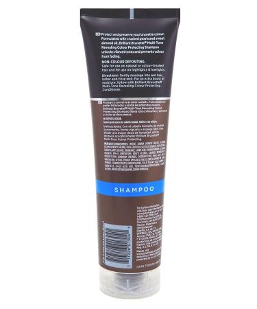 Brilliant Brunette Multi-Tone Colour Protecting Shampoo 8.45 fl oz - Radiant Shine & Tone - Buy Online on GoSupps.com