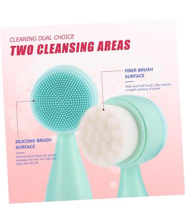 OHPHCALL Silicone Face Brush Multi-function Facial Brush Skin Care Tool Makeup Home Accessory Face Scrubber Washing Face Body Cleaning Facial Brush Washbasin Soft Fur Silica Gel 12x4.5cm - Buy Online on GoSupps.com