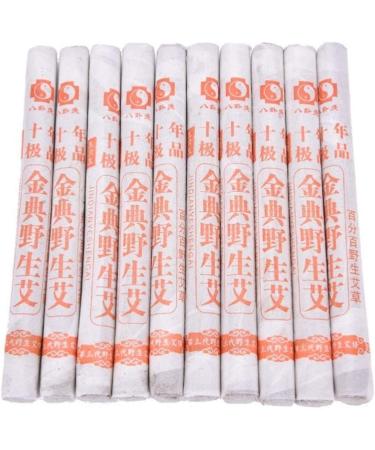 YANHAO Moxa Rolls Sticks - 10pcs Box for Moxibustion Therapy | Pain Relief & Wellness - Buy Online on GoSupps.com