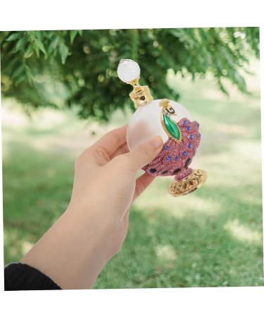 COLLBATH Glass Sample Vials Glass Perfume Container Empty Scent Bottle Perfume Sample Bottle Fragrance Container Retro Frosted Perfume Bottle Glass Aroma Bottle Household Fancy Travel Metal - Buy Online on GoSupps.com