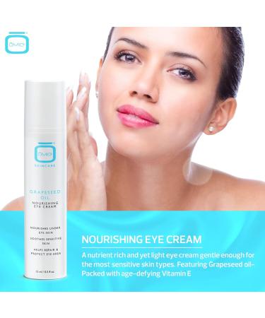 Omic Under Eye Cream - 0.5 fl oz / 15ml - For Puffiness and Bags Under Eyes Anti-aging Eye Cream with Jojoba Oil and Grapeseed Oil Vegan Cruelty Free Paraben Free Made in USA - Buy Online on GoSupps.com
