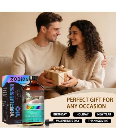 Coconut Essential Oil 4 Fl Oz and Rose Essential Oil 4 Fl Oz - Coconut & Rose Oil for Diffuser Aromatherapy Home Fragrance Skin & Hair Care DIY Candle & Soap Making Yoga - Buy Online on GoSupps.com