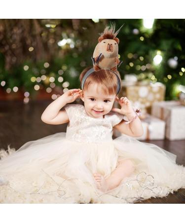 Cute Capybara Headband - Capybara Cartoon Headband for Face Wash - Capybara Shape Face Washing Tool for Sports Shower Makeup Face Wash and Skincare Coffee - Buy Online on GoSupps.com