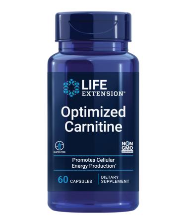 Life Extension Optimized Carnitine 60 Vegetarian Capsules - Buy Online on GoSupps.com