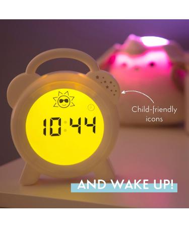 PurFlo Snoozee Sleep Trainer Clock for Toddlers | Kids Alarm Clock & Night Light | Rechargeable & Portable - Buy Online on GoSupps.com