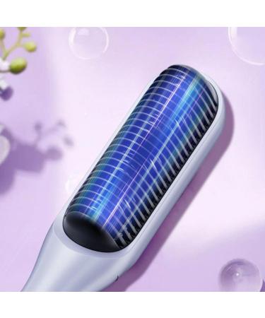 Anti-Scald Hair Brush - Portable Electric Straightener Comb | Fast Heating Hair Straightening Brush for Men & Women - Buy Online on GoSupps.com