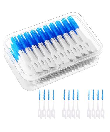 bituocs 100 pieces interdental brushes practical bendable toothpicks for effective plaque removal 1 piece (1 pack)