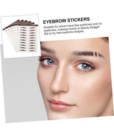 Beavorty 18 Pcs Eyebrow Stickers Makeup Tools Eyebrows Temporary Brow Tattoos Transfer Stickers Cosmetic Miss - Buy Online on GoSupps.com