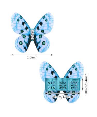 20-Piece Colorful Christmas Butterfly Dreadlocks Beads Hair Cuffs Clips Rings - Hair Accessories for Women and Girls - Buy Online on GoSupps.com