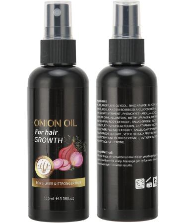 100ml Hair Growth Oil Spray Infused Enriched with Onion Oil Nutrients Repairs Nourishes Hair Mist Hair Repairing Oilfor Hair Growth - Buy Online on GoSupps.com